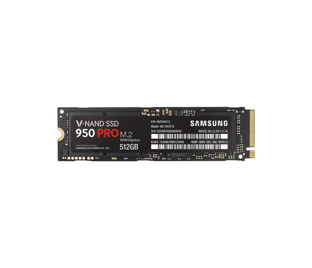 Samsung 512GB 1,8'' Seria 950 Pro M.2 2280 nvm - 263886 - zdjęcie